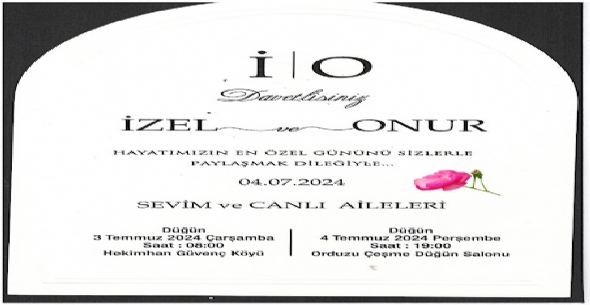 zel  CANLI (SEVM) ile Onur CANLI'nn Dn - Malatya / Hekimhan