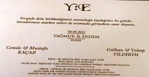 Yamur KAAR le Erdem YILDIRIM Evleniyorlar...