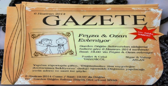 Feyza ile Ozan Evleniyorlar... Malatya Fethiye