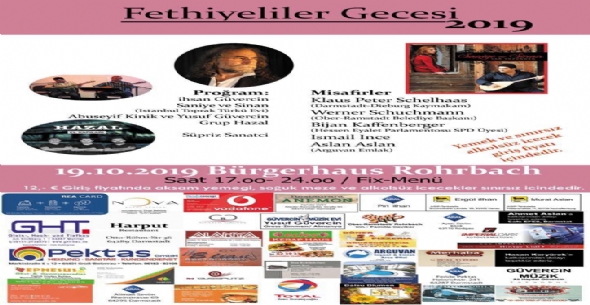 Fethiyeliler Gecesi 2019 - Almanya Ober- Oberramstadt