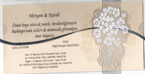 Meryem ile Nurali BALCIOLU'nun Dn Kart...